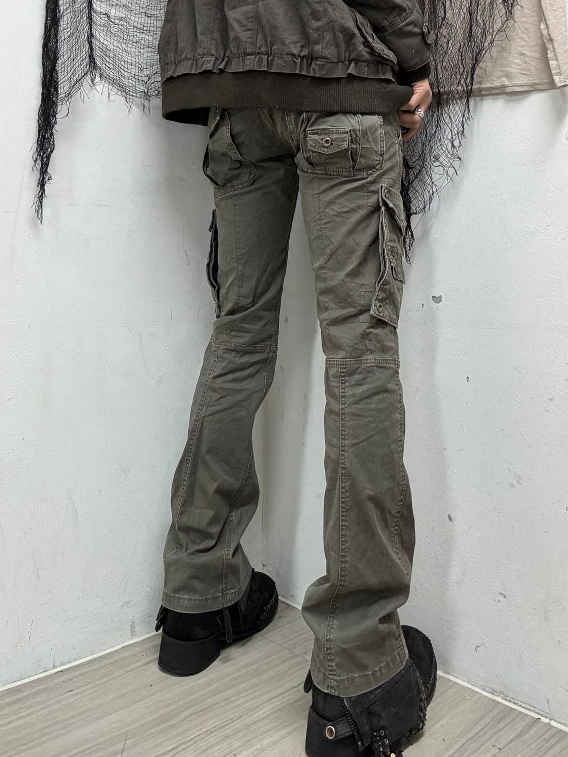 [Nicole Club For Men] Grunge Cargo Khaki 상품이미지3