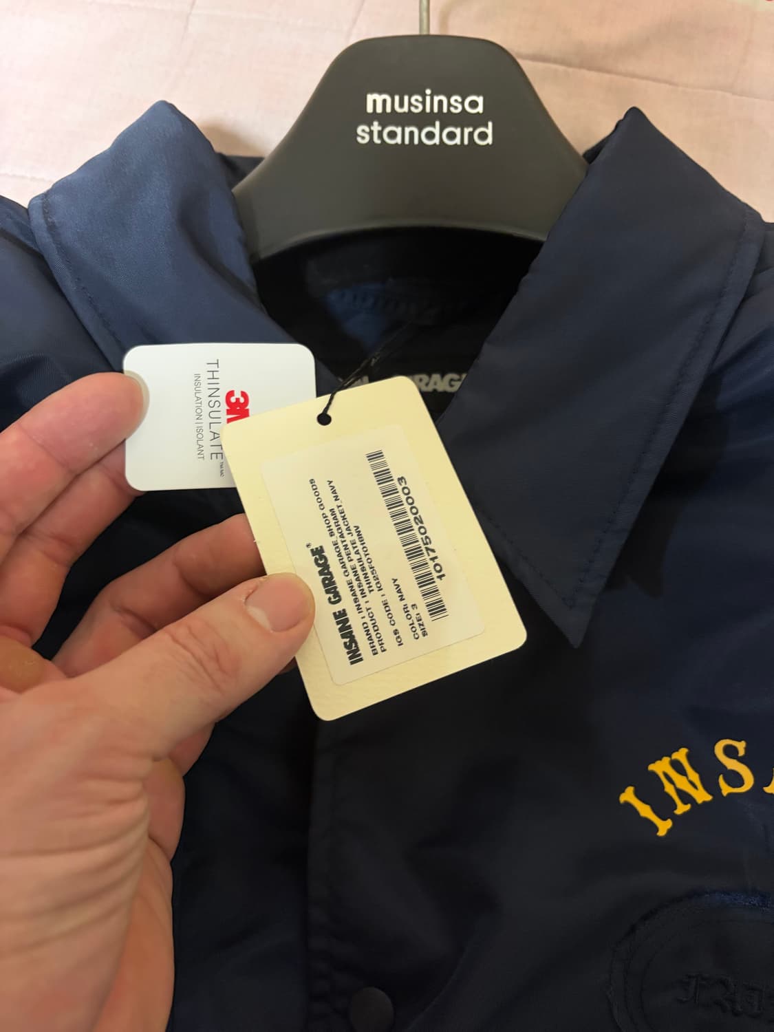 인세인개러지 팬타그램 신슐레이트 자켓 새제품 상품이미지5