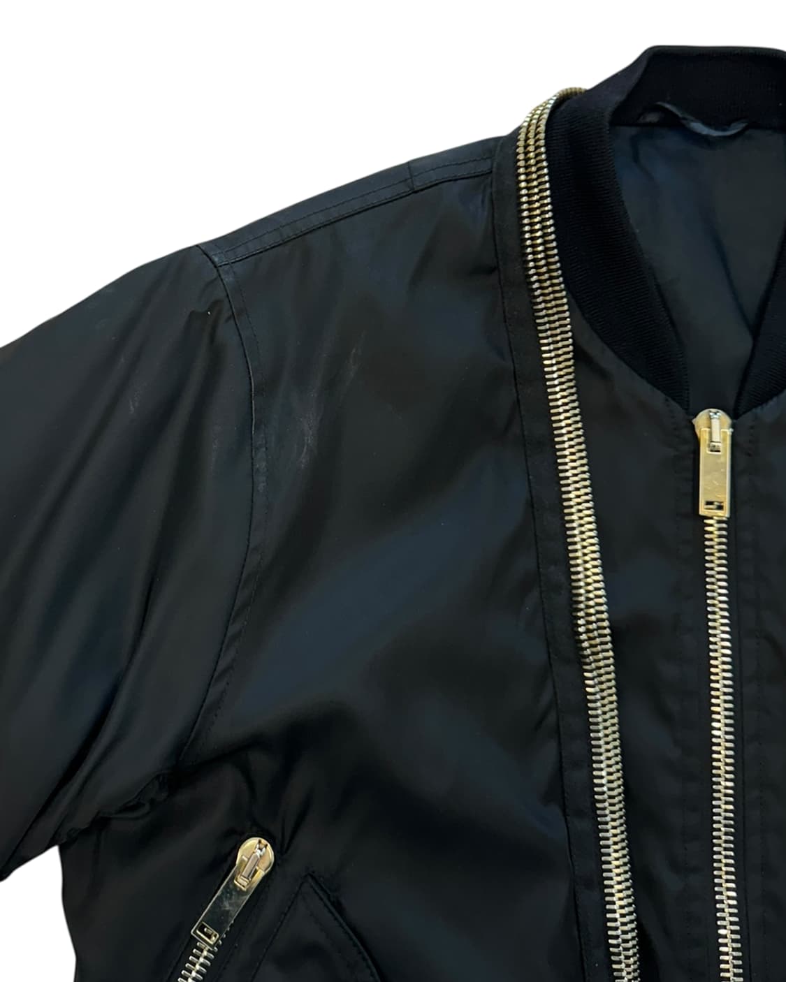 알렉산더 맥퀸 14AW 지퍼 디테일 MA-1 상품이미지8