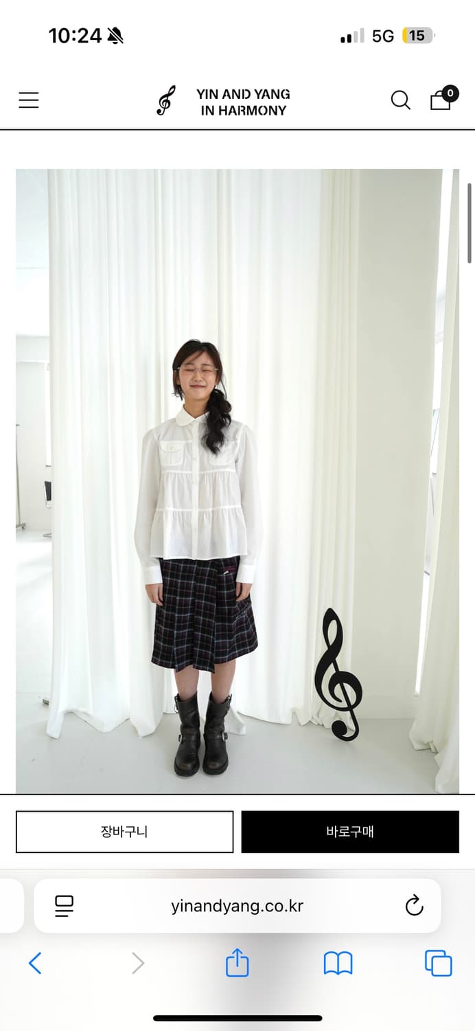 인앤양인하모니 Humming blouse white 허밍블라우스 화이트 상품이미지1