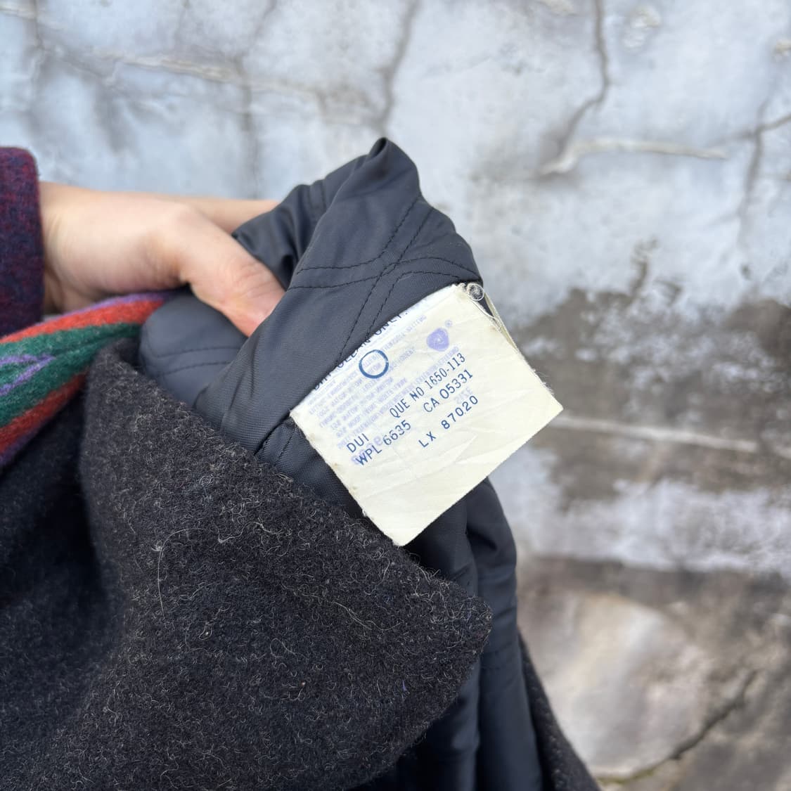 Woolrich 90s 울리치 울 블랭킷 코트 자켓 상품이미지6