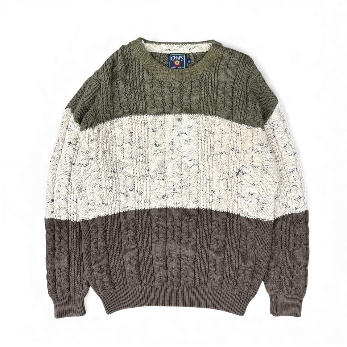 90's 챕스 랄프로렌 케이블 스웨터 상품이미지1