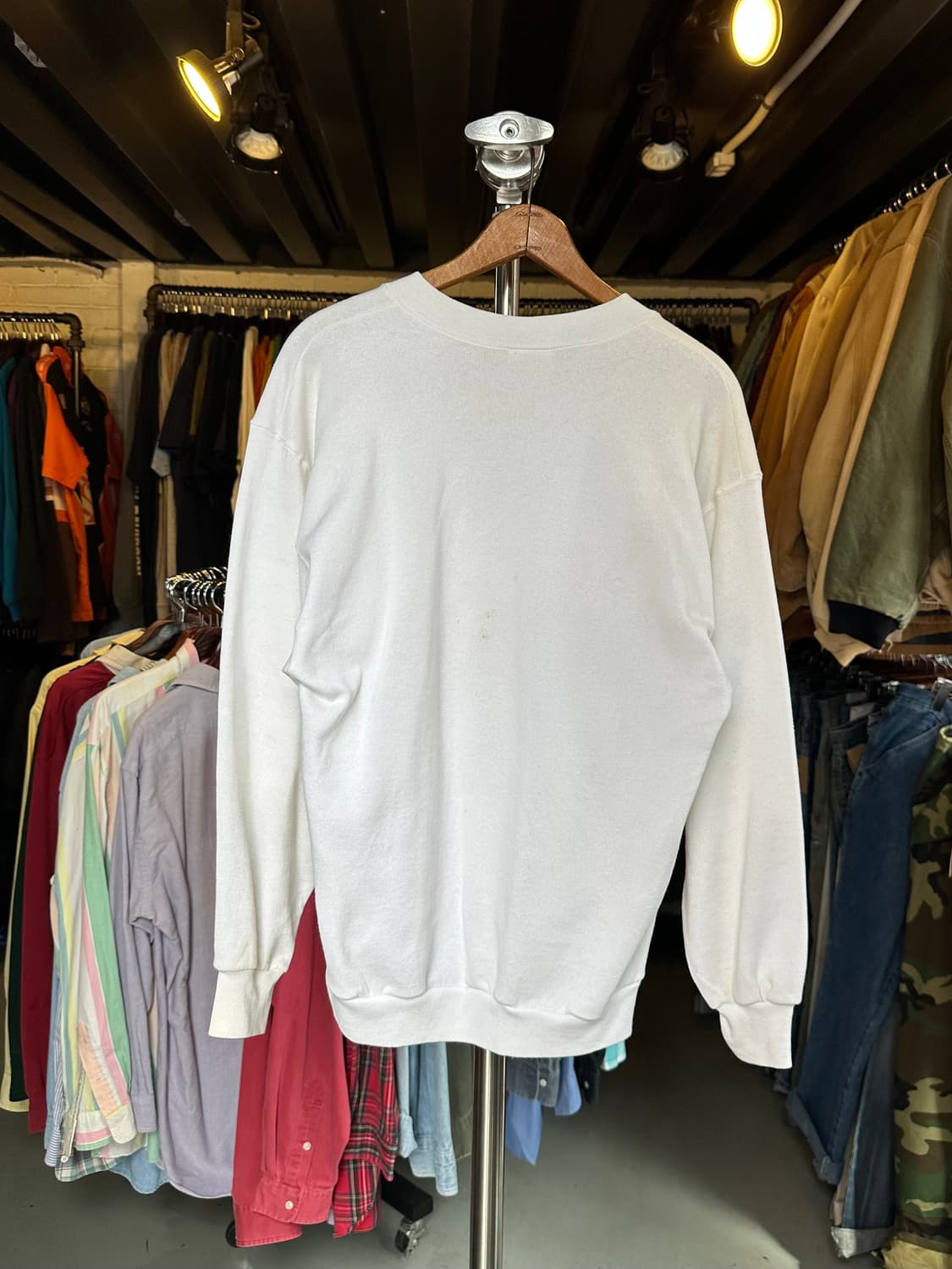 90s 50/50 하와이 프린팅 스웻셔츠 made in usa 상품이미지2