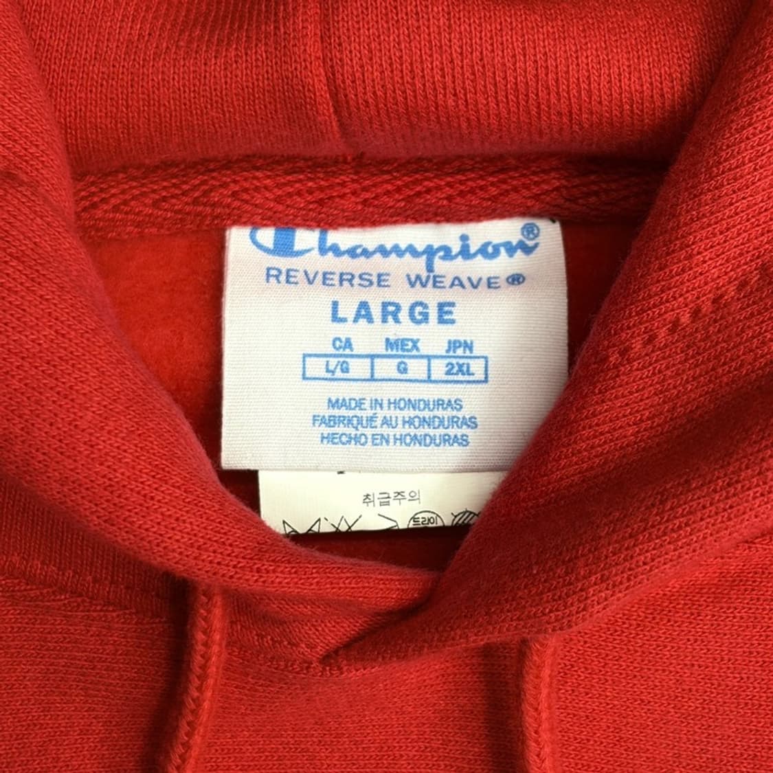 CHAMPION 리버스 스몰로고 기모 후드티 L 상품이미지4