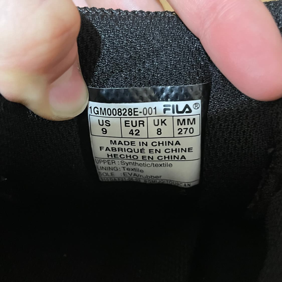 휠라 디사이퍼 운동화 270 상품이미지9