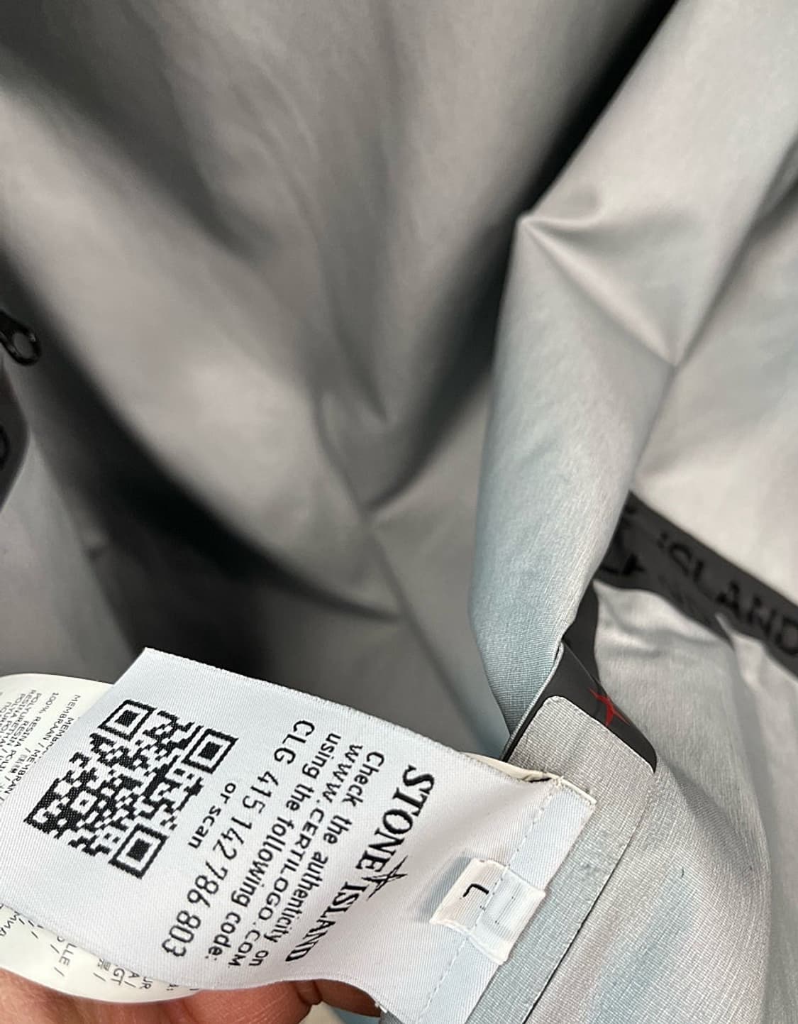 100) 스톤아일랜드 마리나 후드 레인자켓  상품이미지9