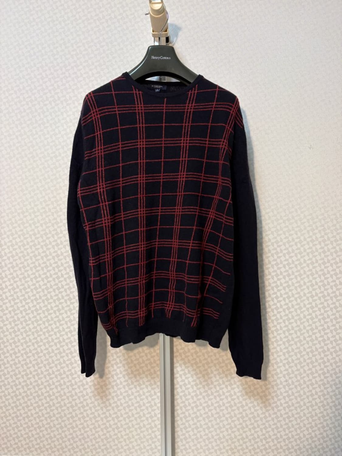 이태리 메이드 버버리 버진울 니트 상품이미지1