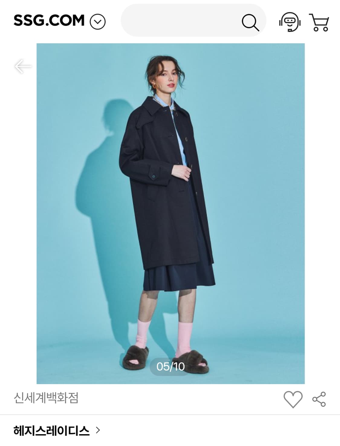 헤지스 59만대 맥트렌치코트  상품이미지1