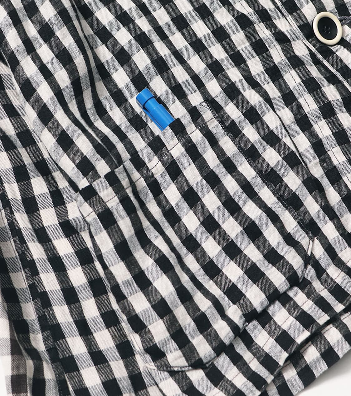 KAPITAL - LINEN CHECK JACKET 상품이미지7