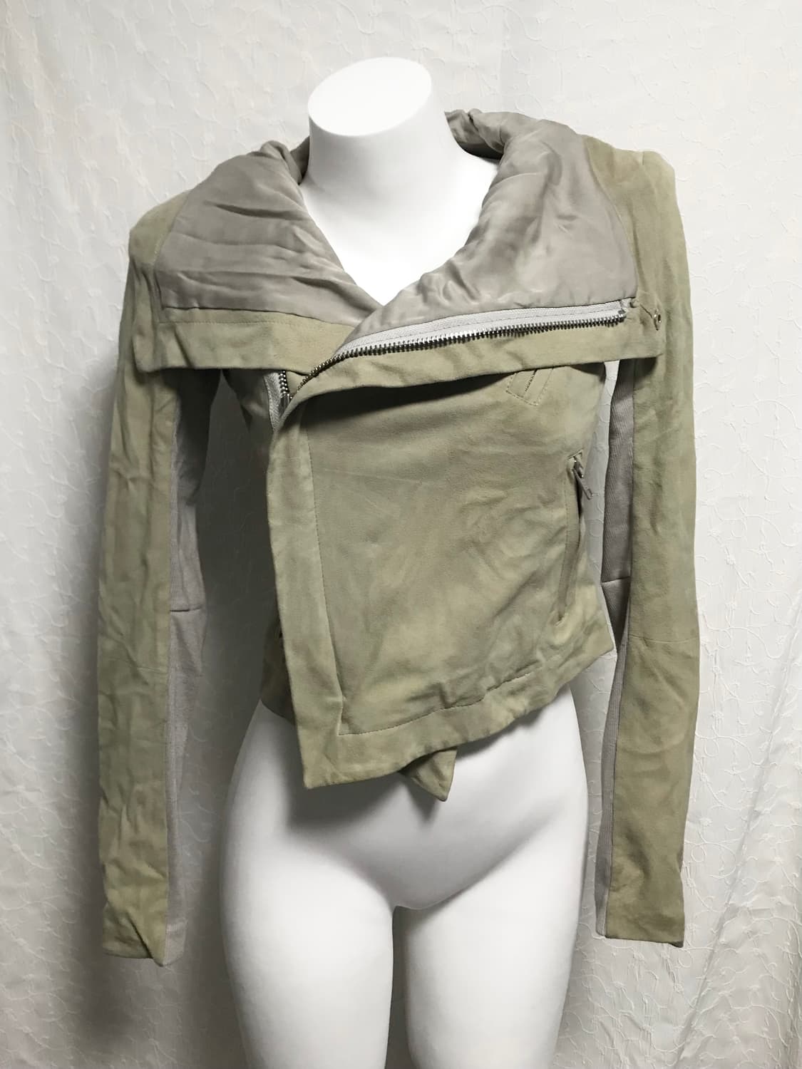 빈티지 아카이브 스웨이드 하이넥 자켓 상품이미지3