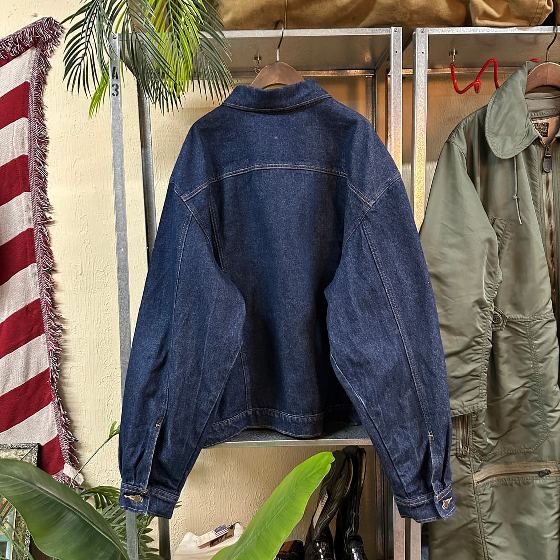 90s USA Prison Blue Denim jacket 상품이미지6