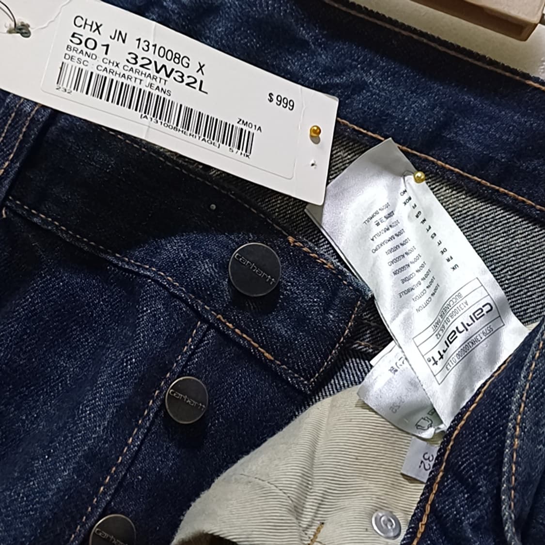 칼하트 청바지 남성 32 새제품 사랑봉봉 상품이미지5