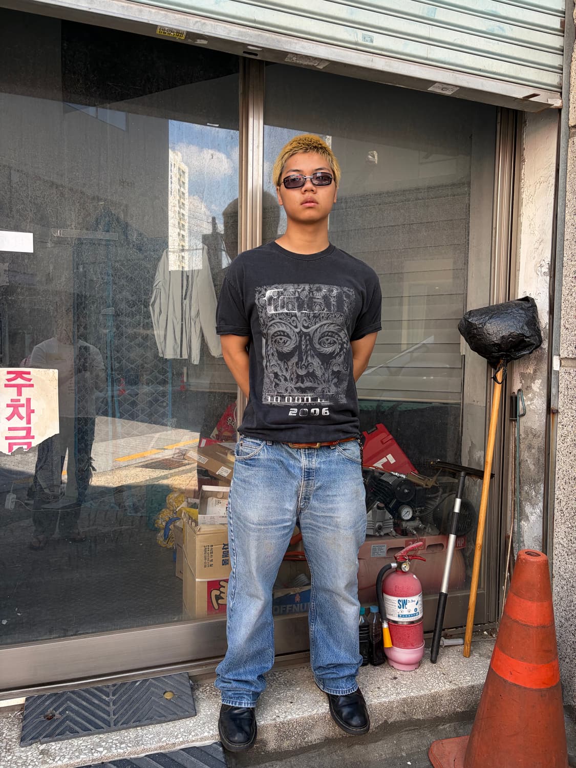 00‘s Tool band 10,000 Days triple face T 상품이미지1