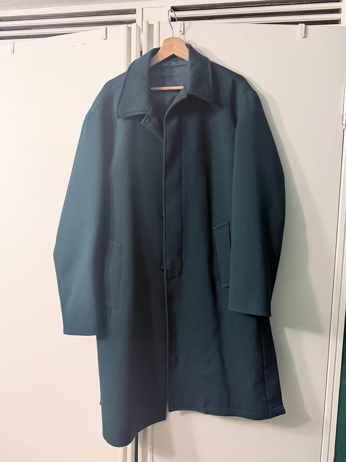 자라 맨 다크 그린 코트 L 상품이미지1