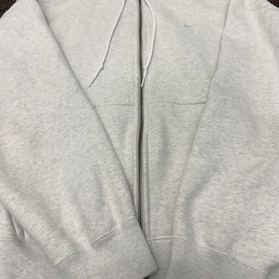 NIKE 나이키 기모 후드집업 애쉬해더 2XL 상품이미지4