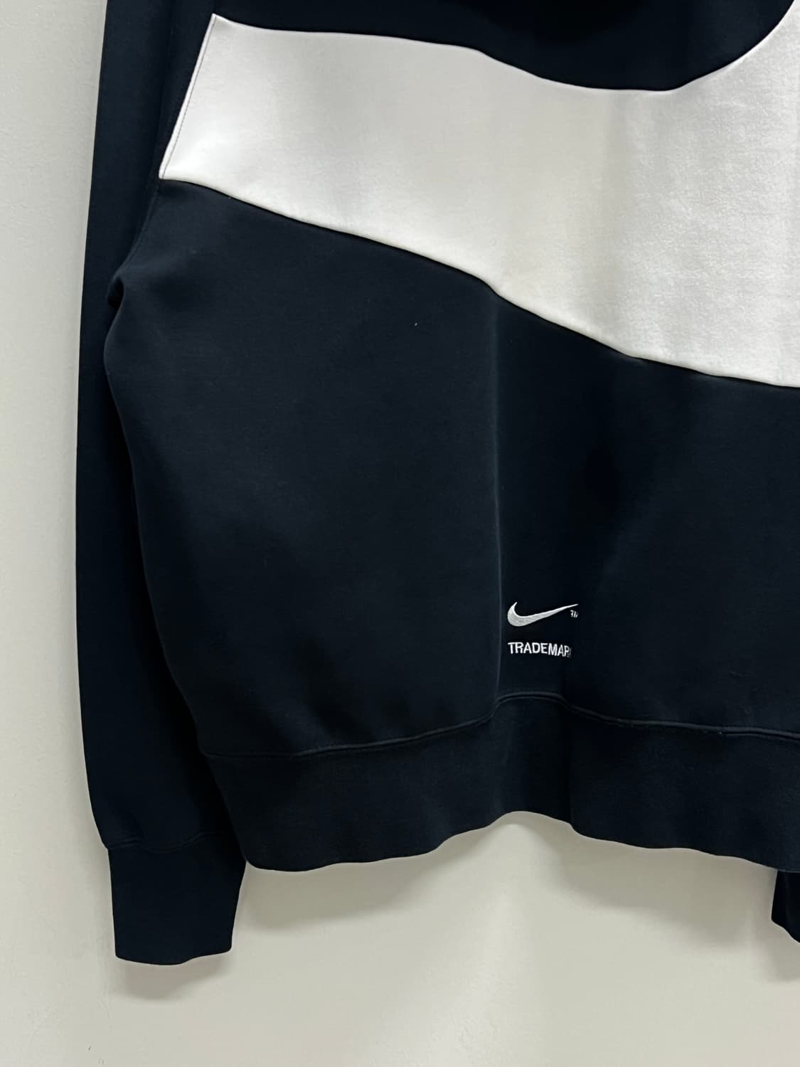 나이키 테크플리스 빅스우시 후드 티 블랙/화이트 상품이미지6