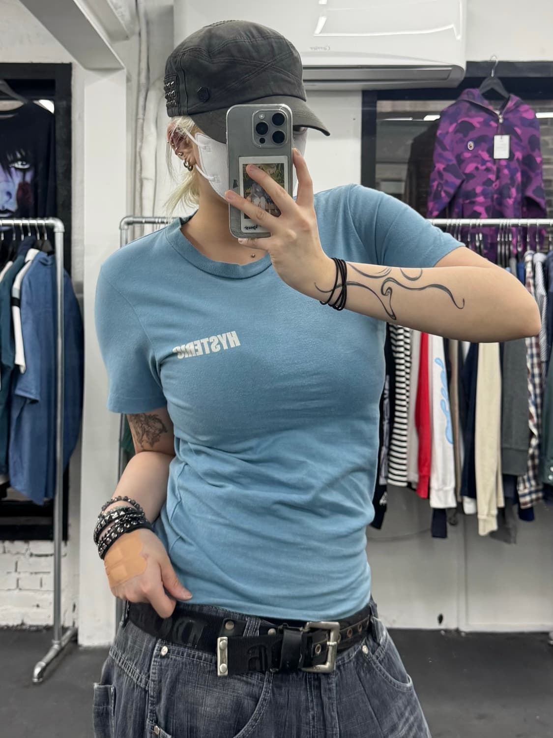히스테릭 글래머 히스걸 티셔츠 상품이미지3