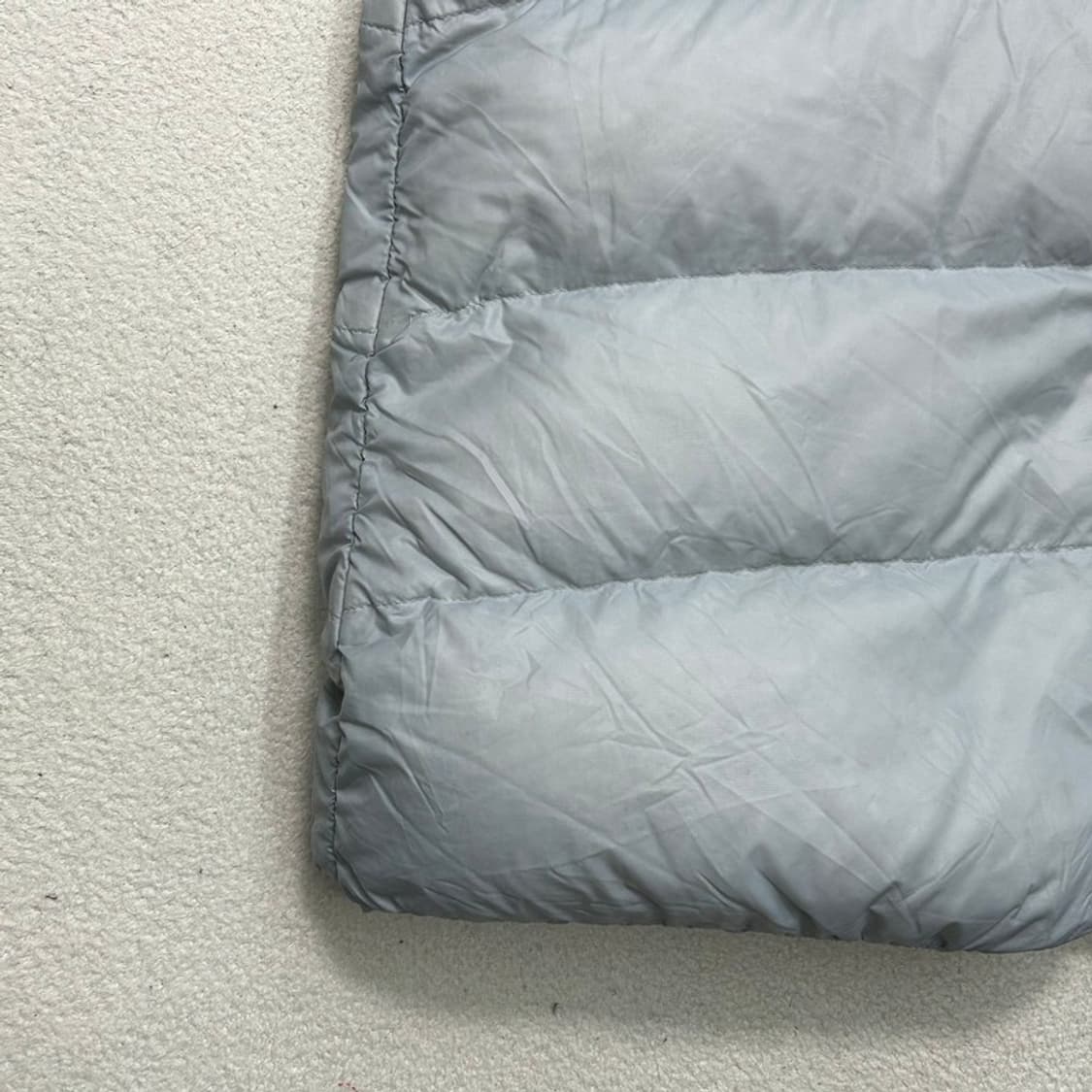 노스페이스 우먼즈 경량 덕다운 롱패딩 라이트블루 85 상품이미지3