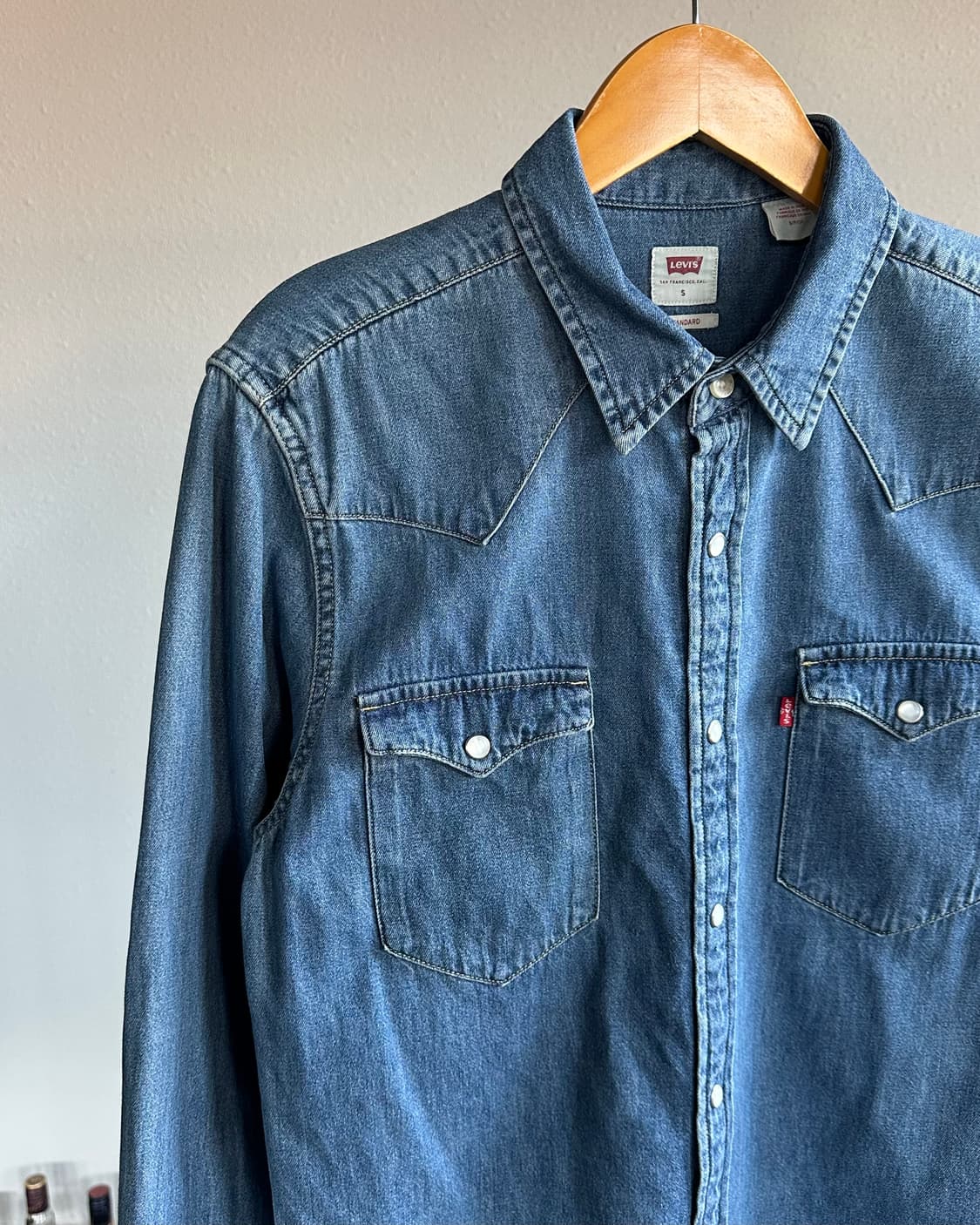 [S]리바이스 Levi's 웨스턴 데님 셔츠 상품이미지4