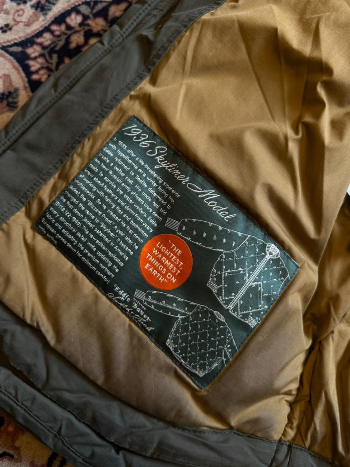 에디바우어 구스다운 퀼팅 자켓 100 상품이미지5