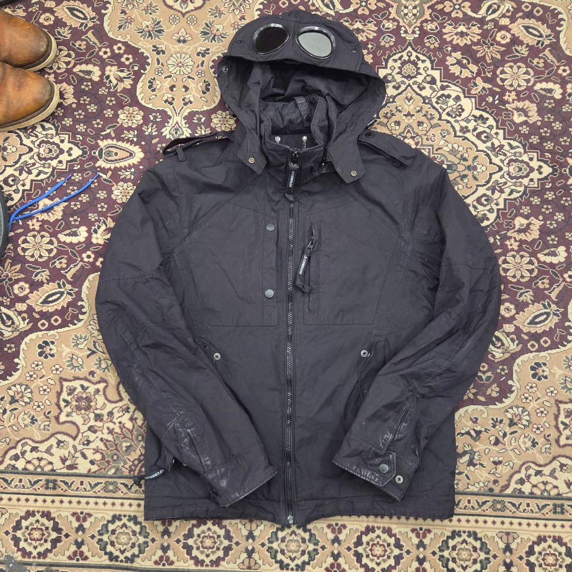 cp컴퍼니 고글 후드 자켓 100 상품이미지1