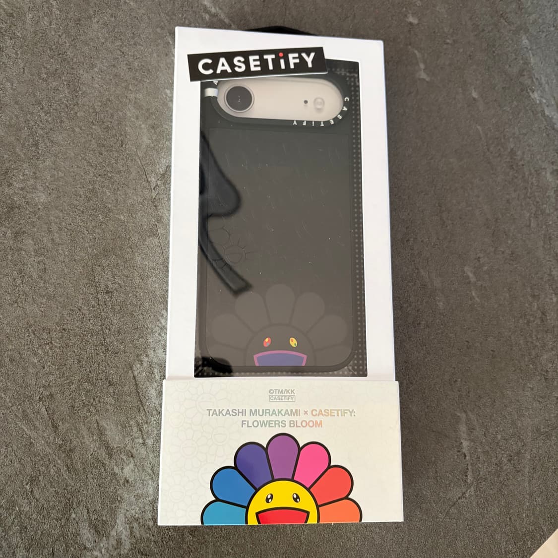 케이스티파이 무라카미 아이폰 에어 스마일 블랙 맥세이프 블랙미러 케이스 상품이미지2