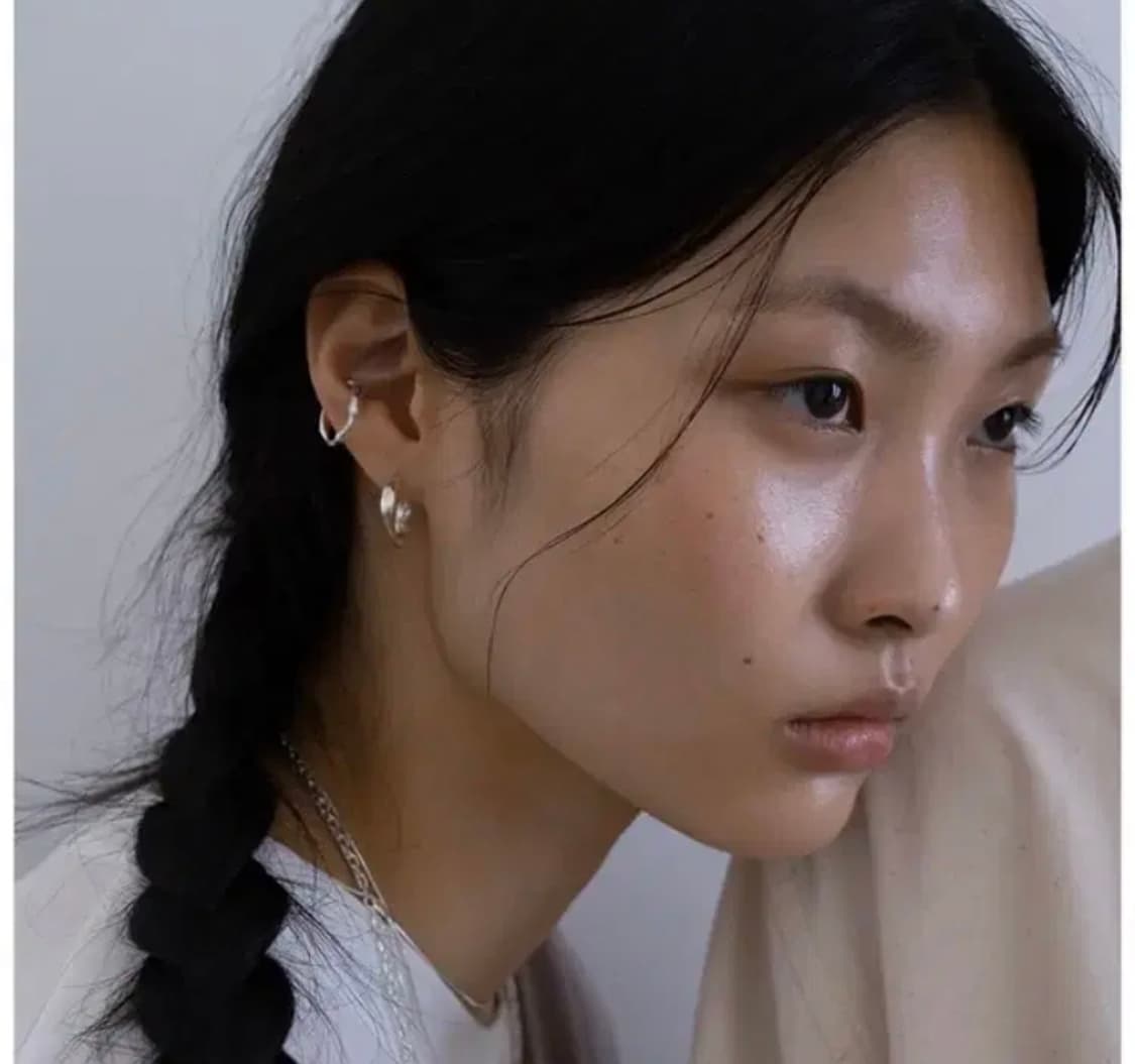 Brillpiece 브릴피스 본 이어링 실버 925 상품이미지3