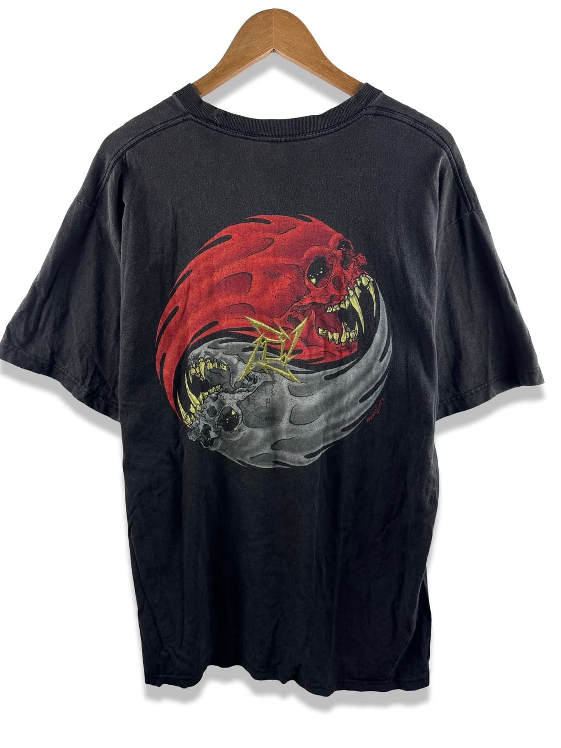 90S Giant 메탈리카 Rebel 티셔츠2302 상품이미지2