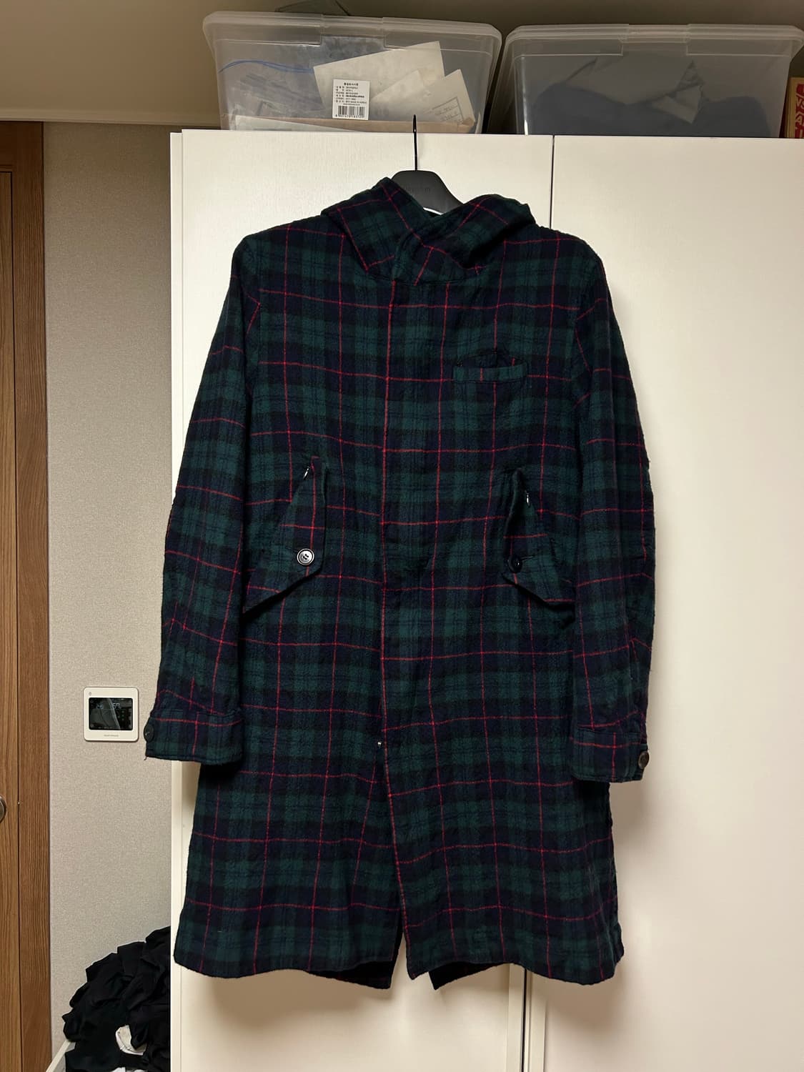 언더커버 축융 울 코트 상품이미지1