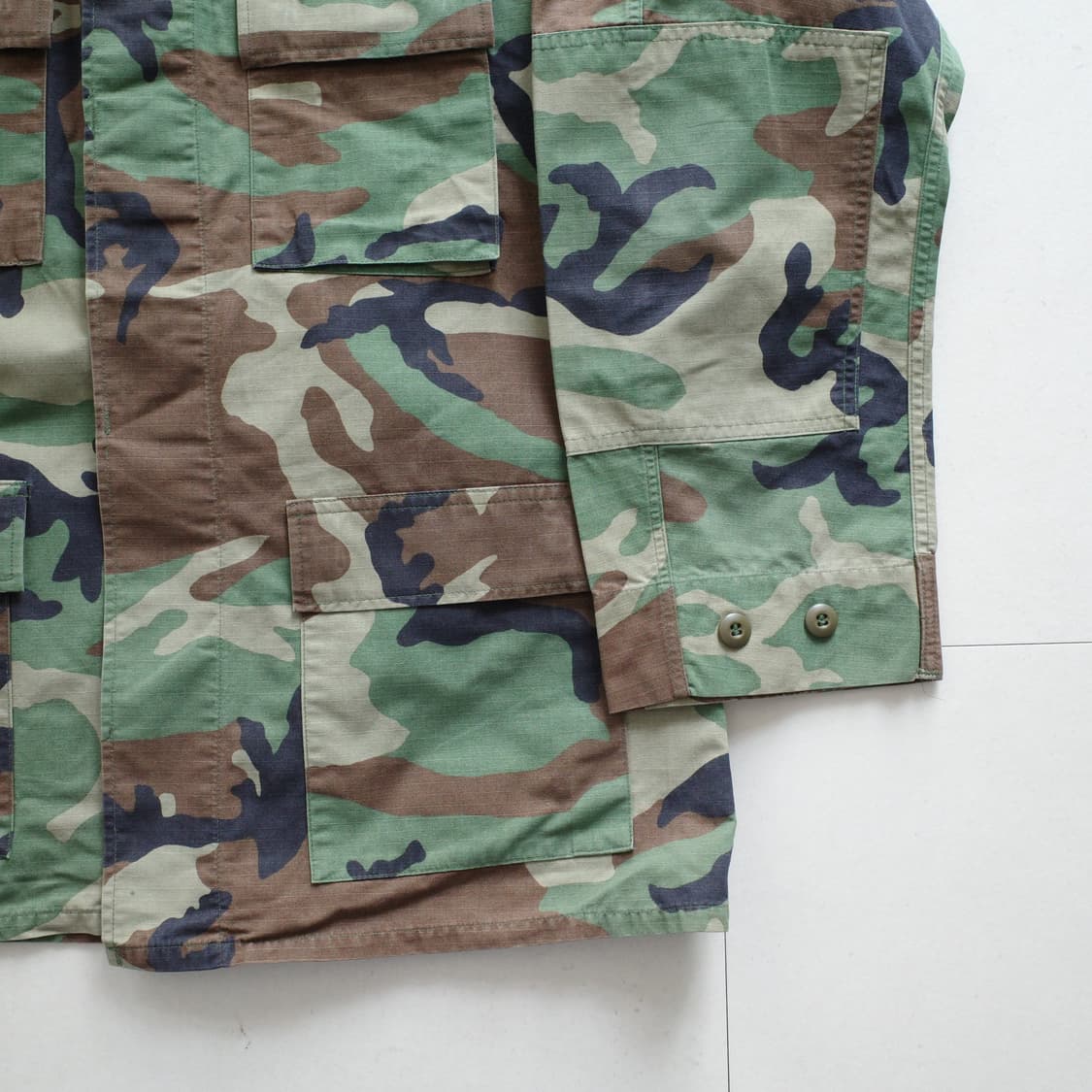 00s 미군 BDU 우드랜드 자켓 (L-L) 다이브마스터 패치 상품이미지3