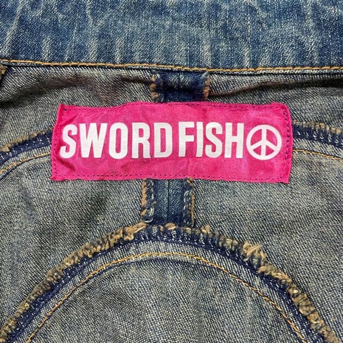 Swordfish 제팬 해체주의 크롭 데님자켓 (여성S 상품이미지4
