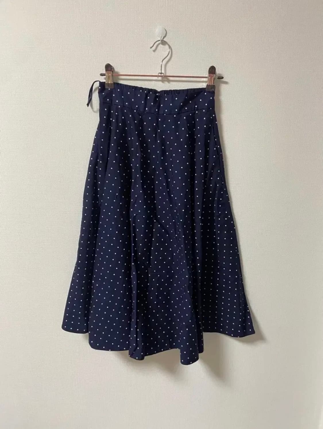 빈티지 일본유니클로 도트 롱 스커트 상품이미지1