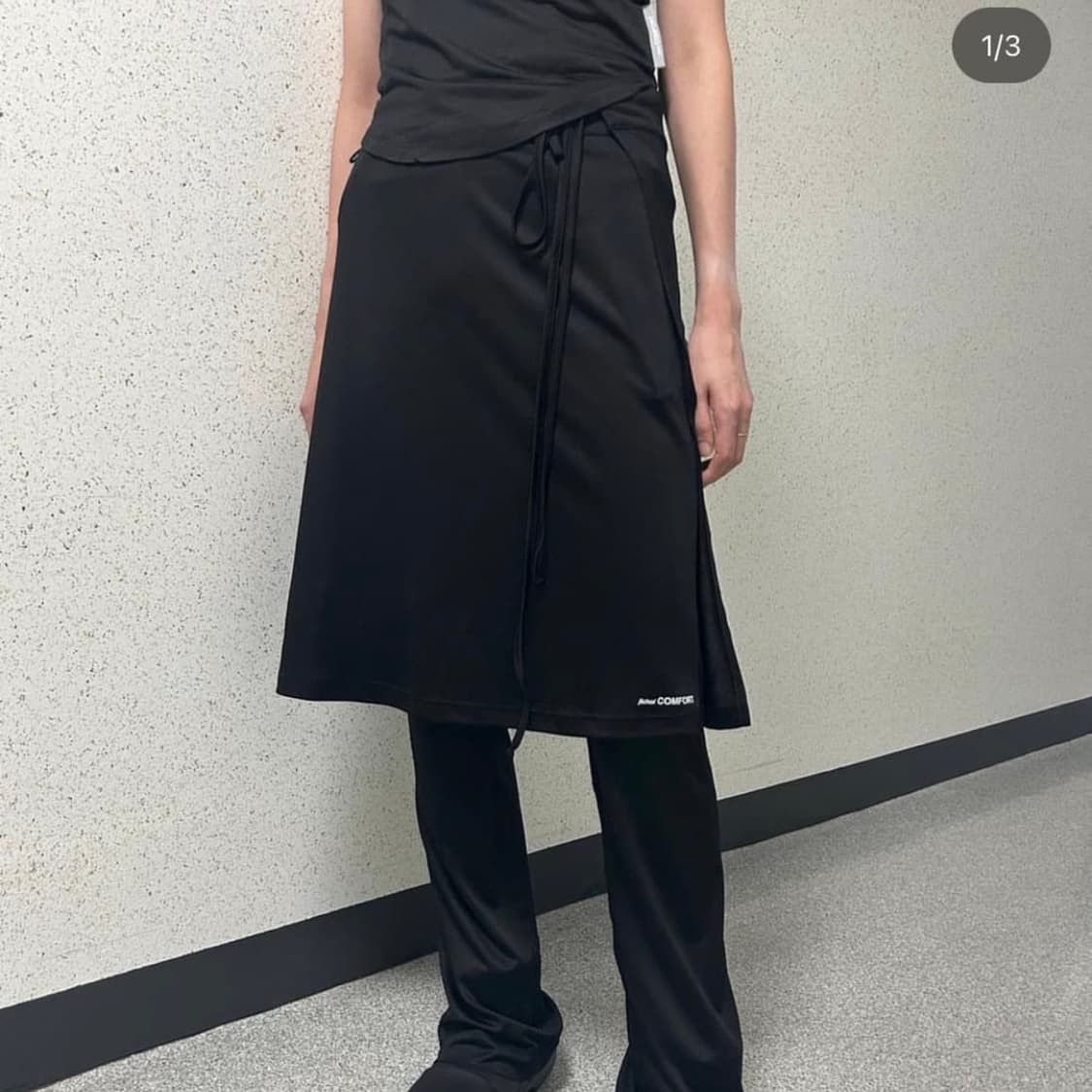 지초이 컴포트 23-005 랩스커트 상품이미지1