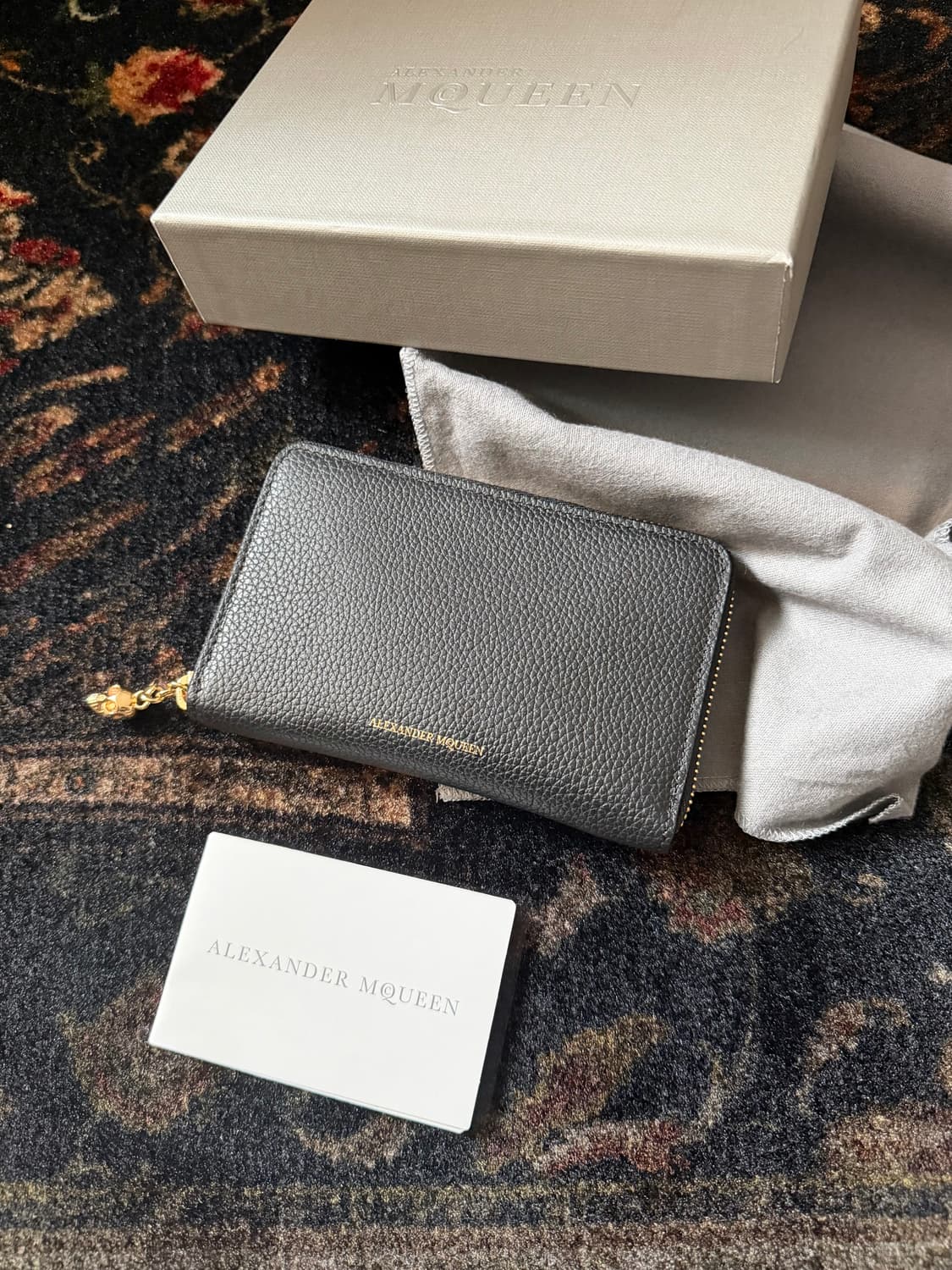 정품 알렉산더맥퀸 카드지갑 상품이미지1