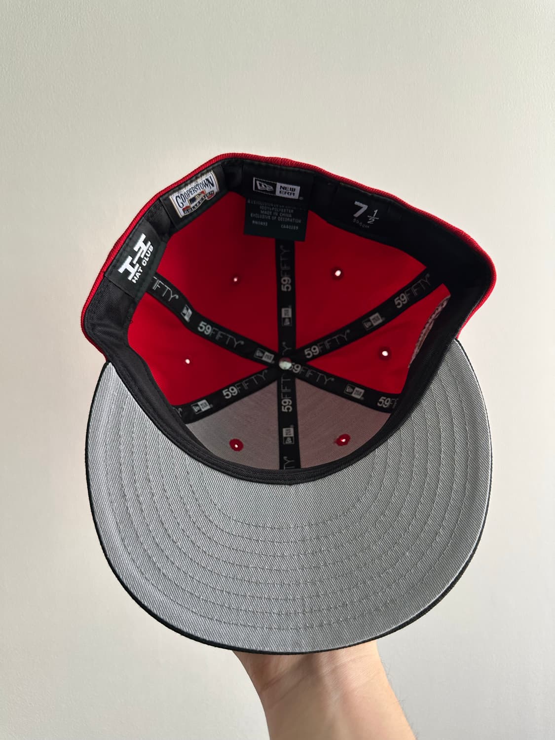 희귀 뉴에라 59fifty LA ANGELS 레드 피티드캡 상품이미지4