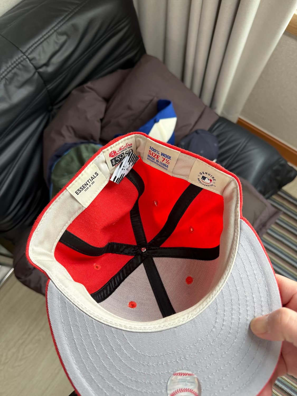 뉴에라 피어오브갓 에센셜 오렌지 캡 상품이미지3