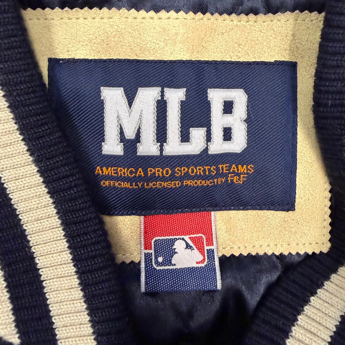 00s MLB 뉴욕 양키스 네이비 울 바시티 자켓 L 상품이미지7