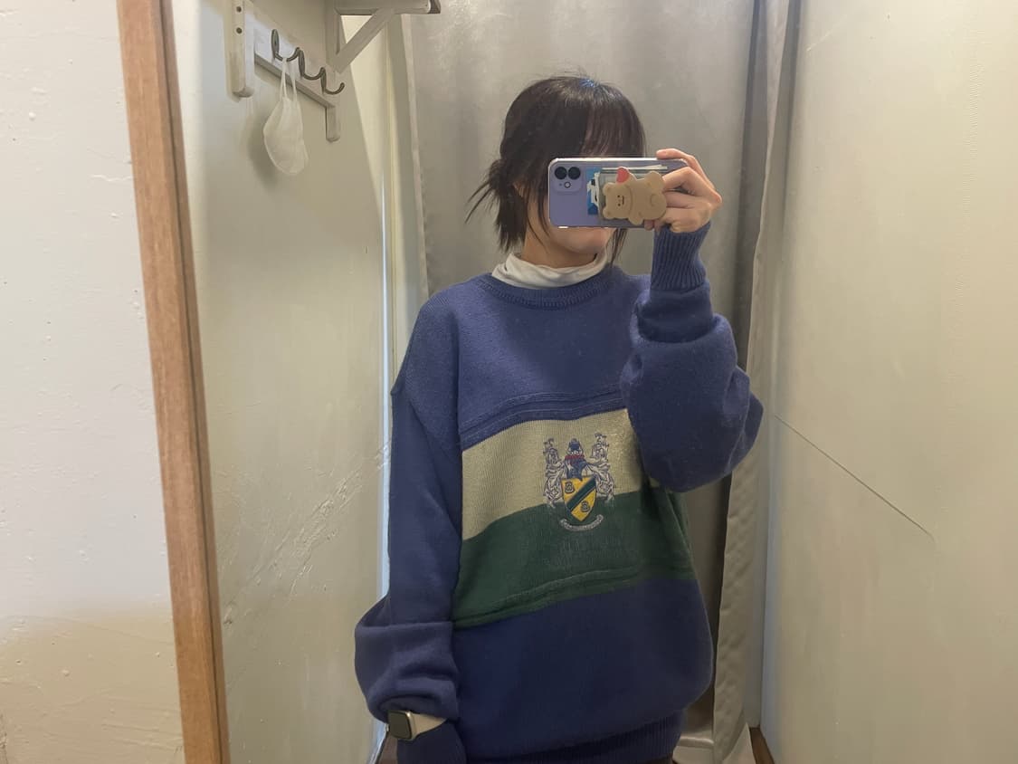 VTG 하이틴 울혼방 니트 상품이미지1