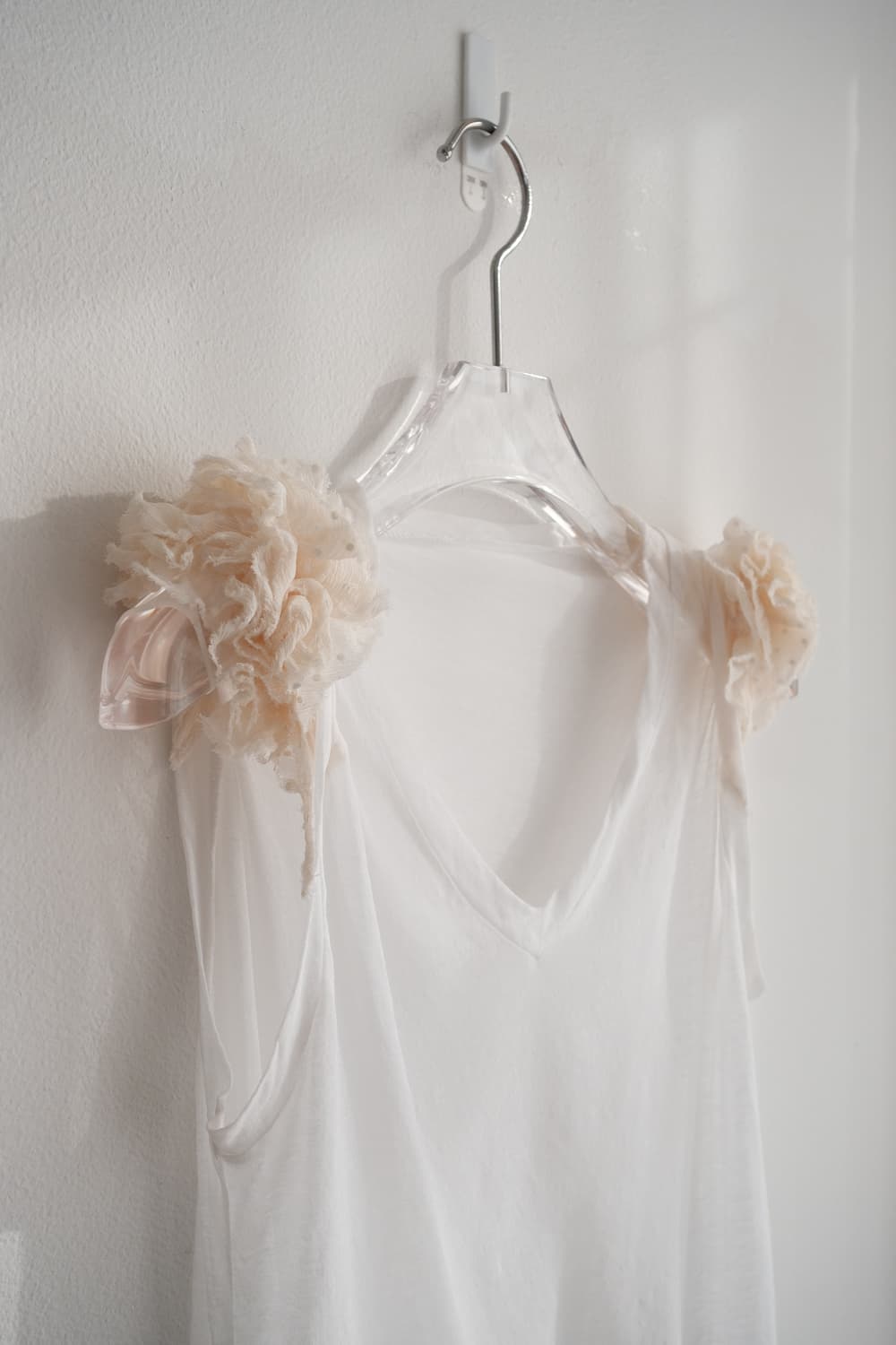 09ss  dot silk frill sleeveless 상품이미지5