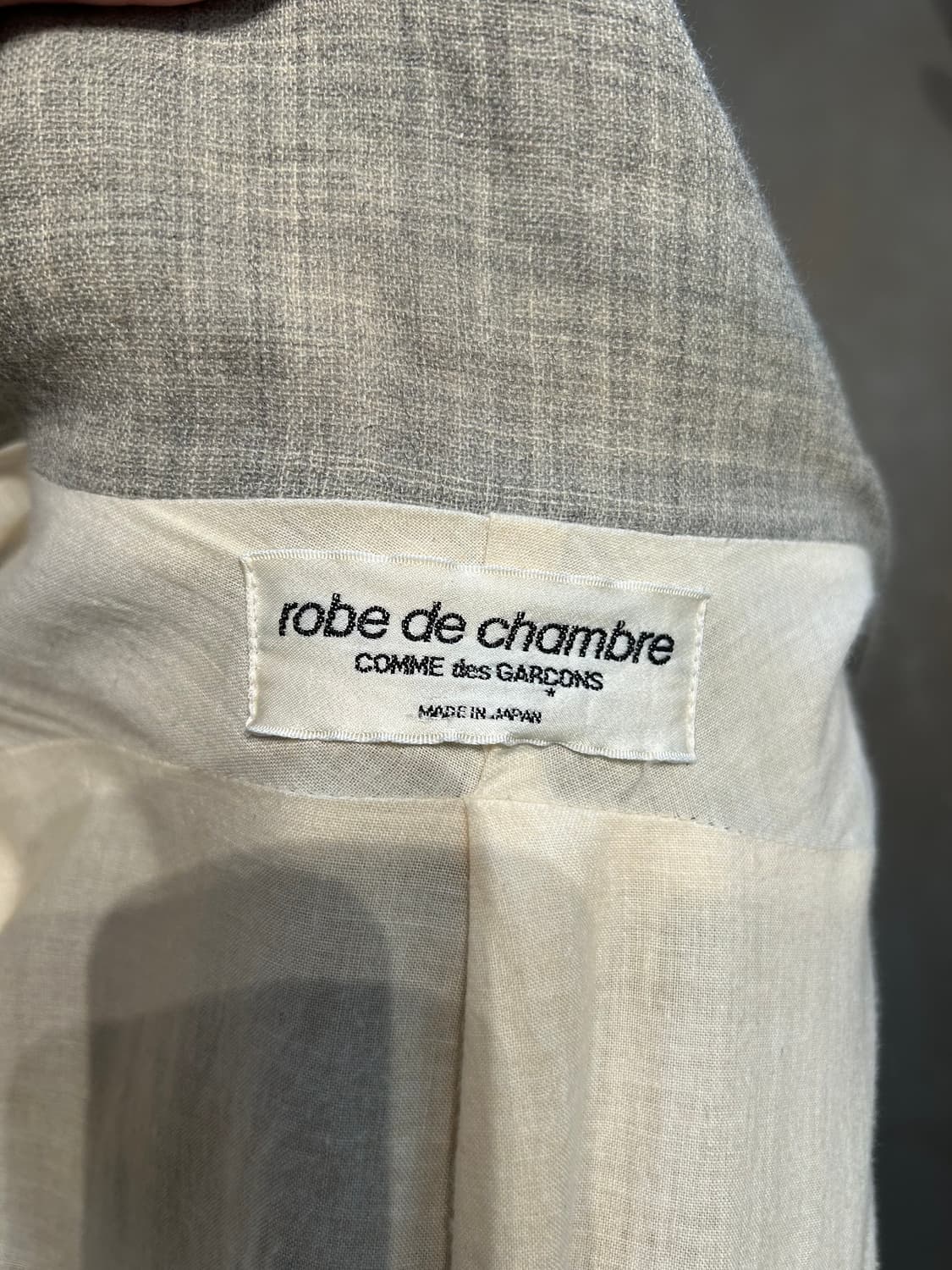 꼼데가르송 Comme Des Garcons 오트밀 오픈 코트 상품이미지7