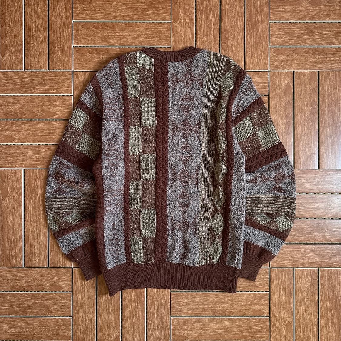 G.Staff mix wool knit sweater 상품이미지2