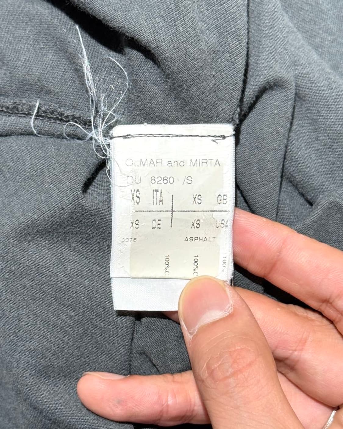 릭 오웬스 그레이 레펠 펜타그램  하프티 상품이미지8