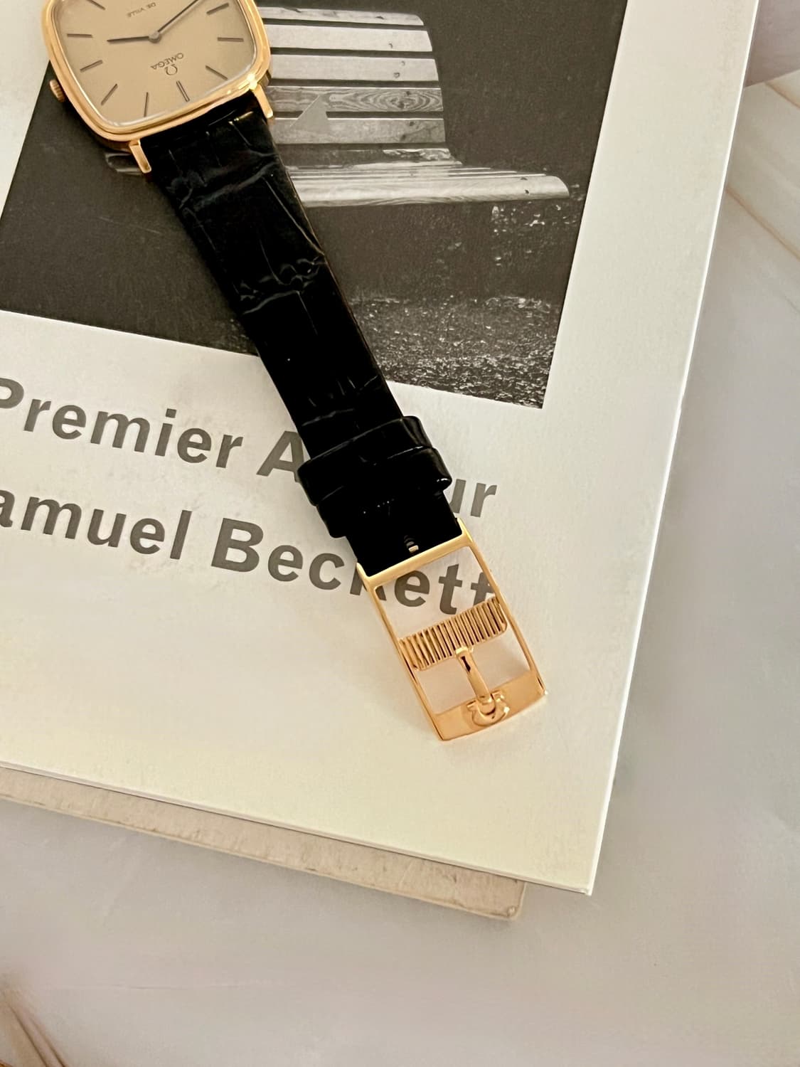 OMEGA 오메가 드빌 스퀘어 수동감기 남성 시계 상품이미지10