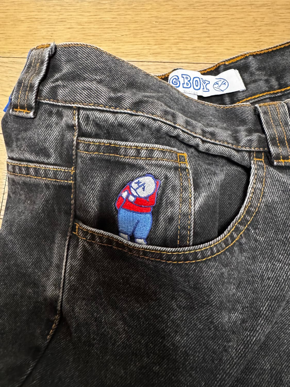 폴라 스케이트 빅보이진 워시드블랙 구버전 M 상품이미지1