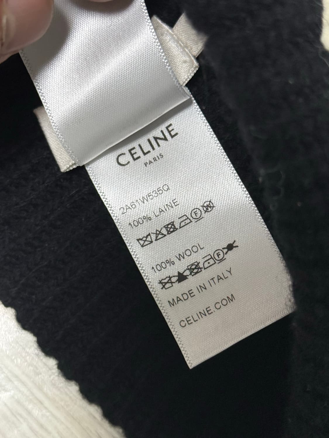 셀린느 울비니 블랙 (숏기장) 상품이미지4