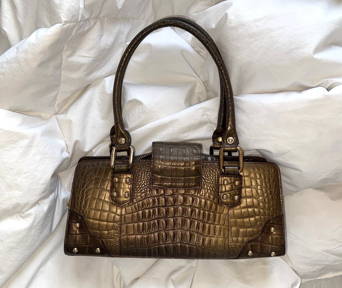 [ Metro City ] Brown Python Shoulder Bag 상품이미지2