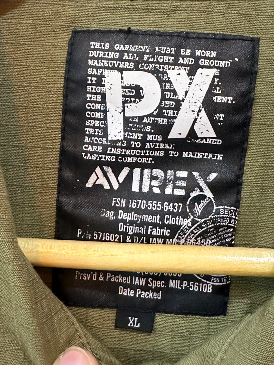 아비렉스 밀리터리 셔츠 자켓 상품이미지3