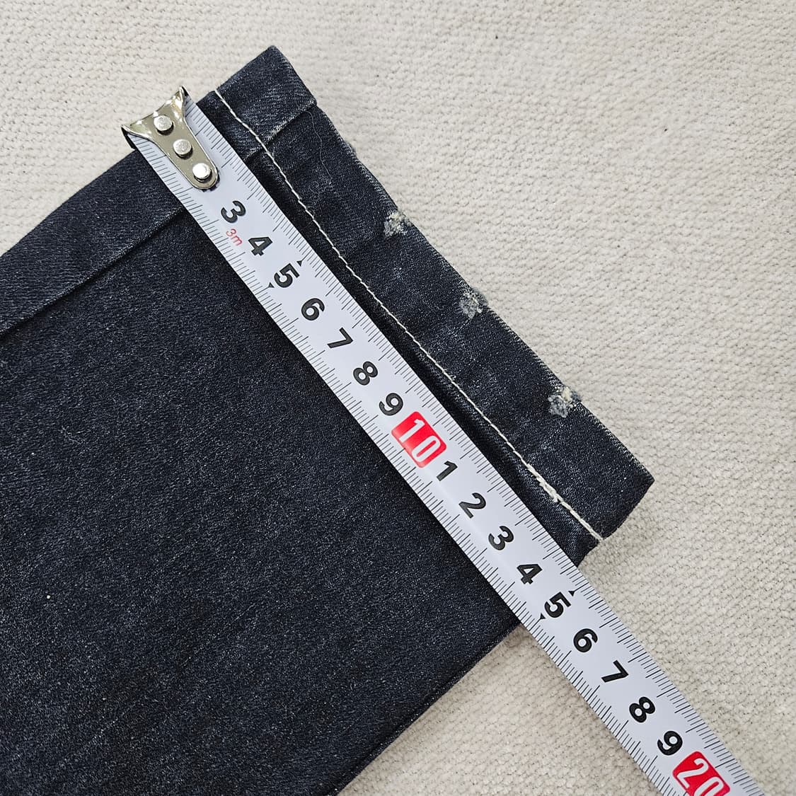 [실측확인] 고급 여성 레이스 플라워자수 데님 팬츠 0120Y2 상품이미지9