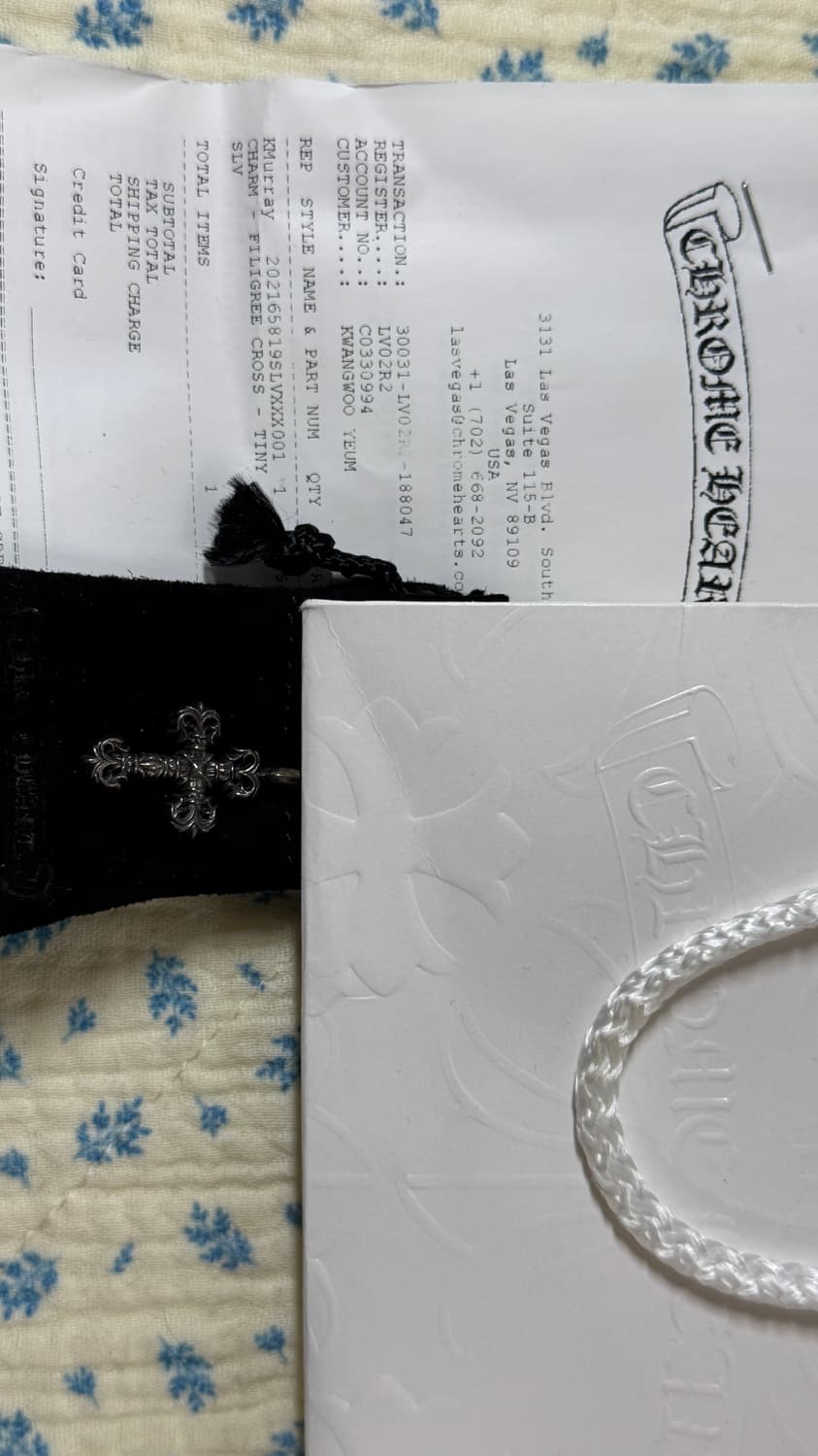 크롬하츠 미사용 정품 필리그리참 판매합니다. 상품이미지1