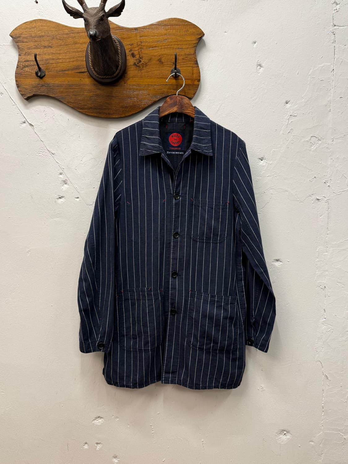 S) TIGRE BROCANTE Indigo French Work Jac 상품이미지2